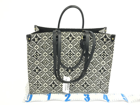 LOUIS VUITTON Monogram Jacquard 1854 On The Go GM M57207 FL3290 Tote Bag