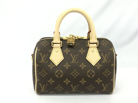 LOUIS VUITTON Monogram Speedy Bandouliere 20 Black M46234 Monogram Black IC Chip Handbag