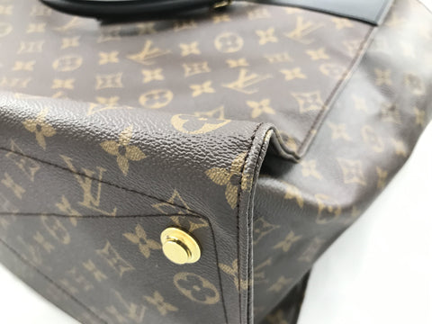 LOUIS VUITTON Monogram Macassar Louis Vuitton City Steamer XXL rare handbag