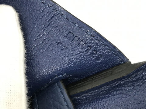 HERMES Birkin Birkin 30 Togo blue series SV metal fittings D engraving handbag