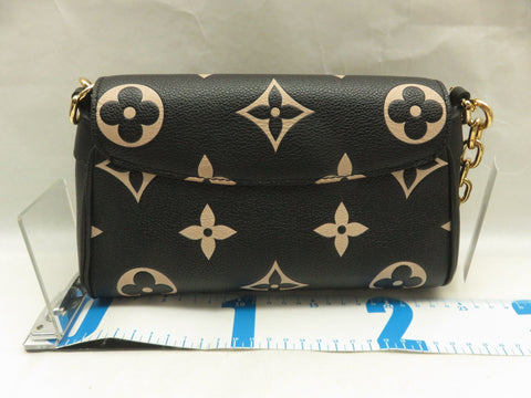 LOUIS VUITTON Monogram Emplant Emplant Favorite NM Black Beige IC Chip Shoulder Bag