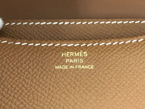 HERMES Constance Epson Gold GP U handbag