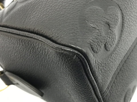 LOUIS VUITTON Monogram Emplant Monogram M58953 Implant Speedy 20 Band Handbag