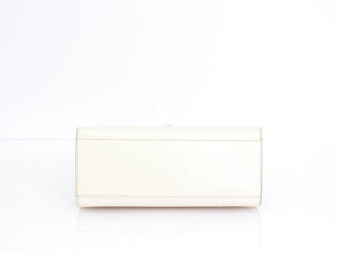 Ivory handbag with CELINE 2WAY handbag ST