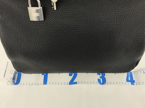 HERMES Hauta Croix 40 Togo Black SS U Handbag