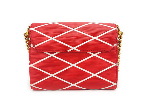 LOUIS VUITTON Twist PM Epi Leather Red Chain Shoulder Bag Shoulder Bag