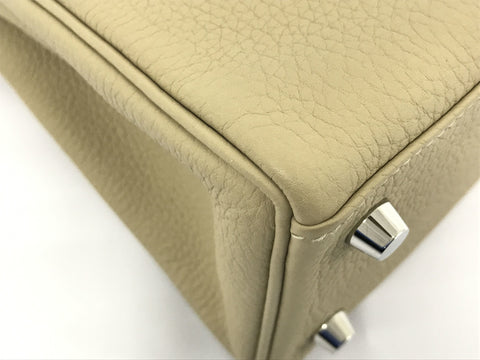 HERMES Kelly HERMES Kelly 25 Togo trench SV metal fittings A carved seal handbag