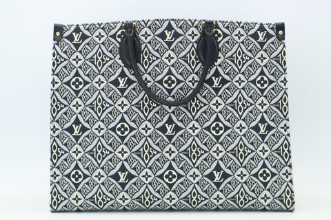 LOUIS VUITTON M57207 Jacquard On The Go GM Since1854 Storage Bag Tote Bag