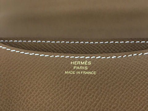 HERMES HERMES Constance 3 mini shoulder bag silver metal fittings carved seal Z shoulder bag