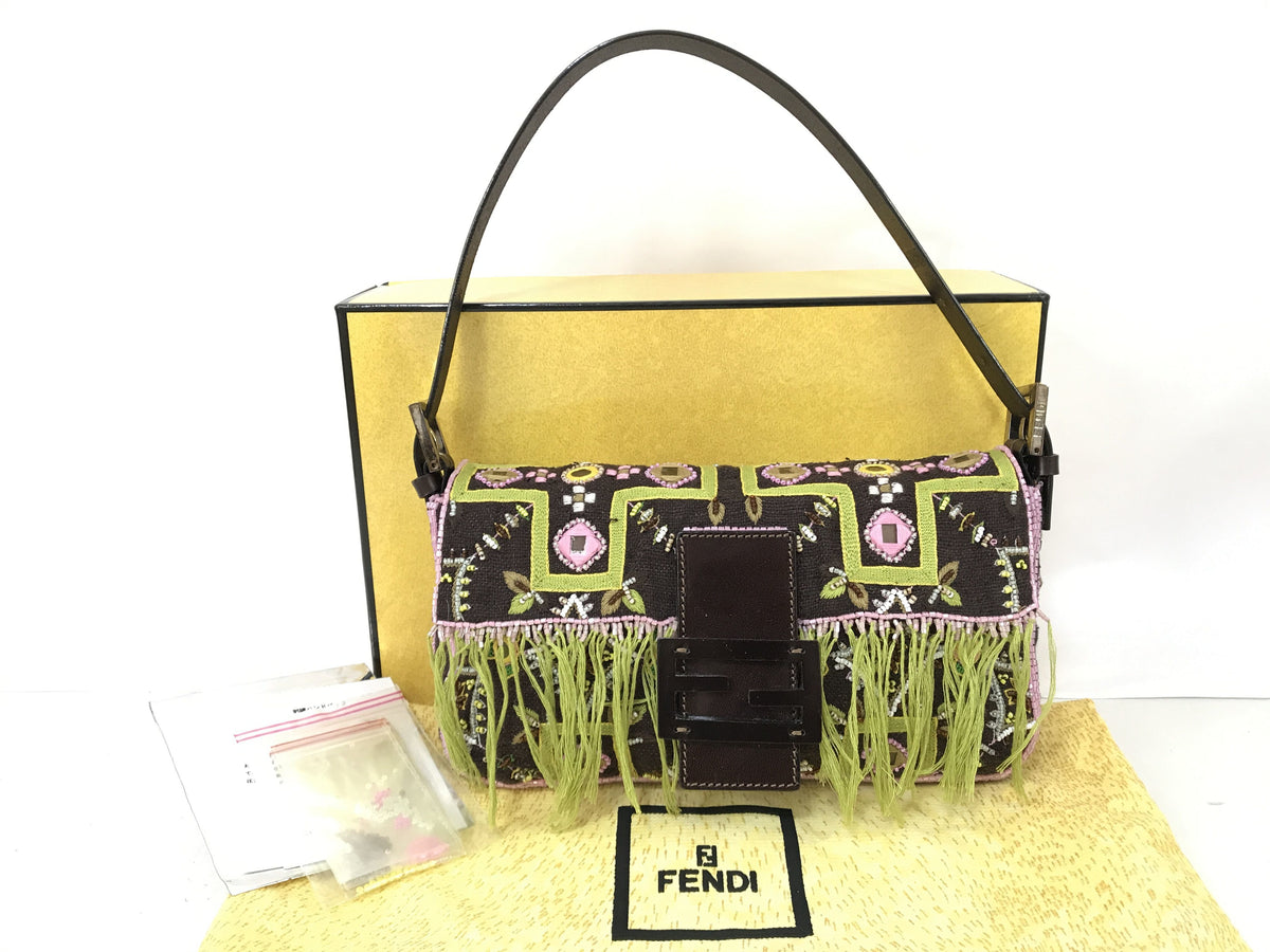 FENDI mamma mamma beads semi-shoulder shoulder bag