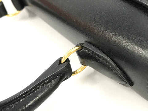 HERMES Kelly mini Kelly boxcalf/strap/〇Y handbag