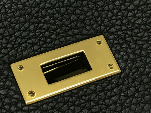 HERMES Kelly Kelly 28 Togo Black Noir Gold metal fittings GD metal fittings D stamp Some metal fittings are not sealed Rain cover Booklet Bag Box Handbag