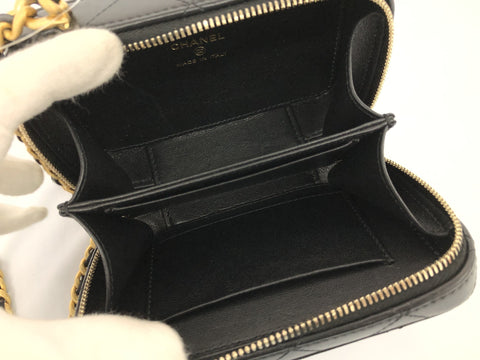 CHANEL lambskin 2WAY vanity lambskin vanity bag