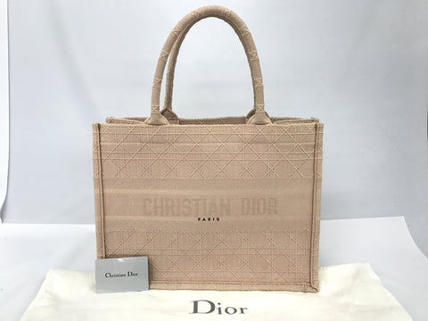 Dior Book Tote Medium Bois de Rose Tote bag with card and storage bag