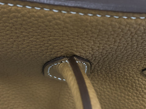 HERMES Birkin Hermes Birkin 25 Togo natural sable GP T handbag