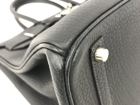 HERMES Birkin Birkin 30 Togo black □H engraving handbag