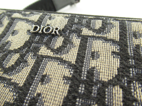 Dior Trotter Dior oblique canvas x leather shoulder bag shoulder bag