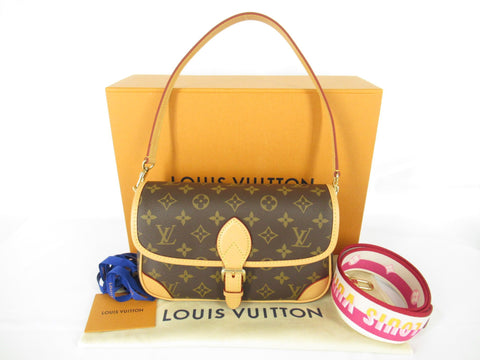 LOUIS VUITTON Monogram Unused Monogram Diane NM PM M46049 Fusha 2way IC Shoulder Bag