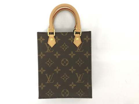 LOUIS VUITTON Monogram Back Petit Sac Plastic Monogram Shoulder Bag