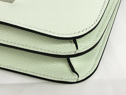HERMES Mini Constance 3 18 Miroir Vert Fizz/Silver Metal Fittings Epson U Engraved New with Mirror Complete Item Shoulder Bag