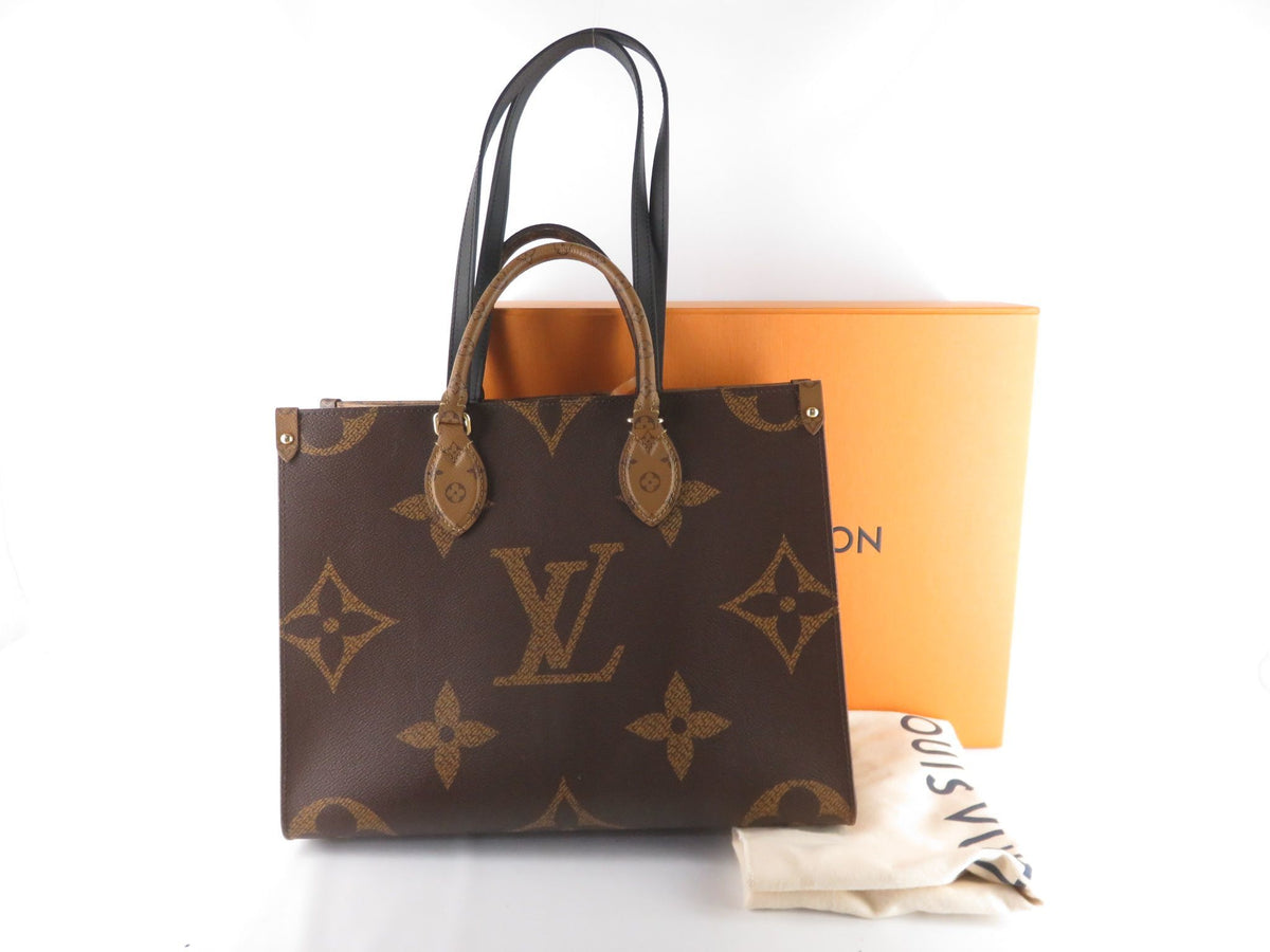 LOUIS VUITTON Louis Vuitton On The Go MM Monogram Reverse M45321 New Handbag