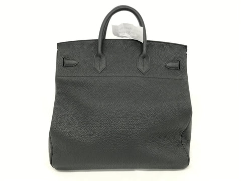 HERMES Hauta Croix 40 Togo Black SS U Handbag