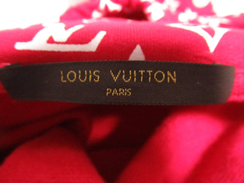 LOUIS VUITTON Louis Vuitton Supreme Box Logo Hoodie Pullover Hoodie Monogram Red M Tops