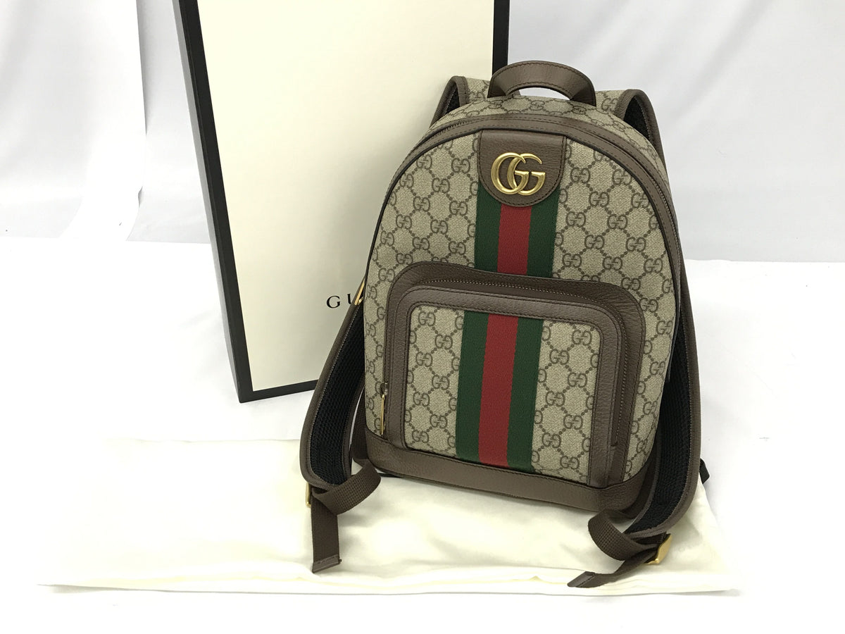 GUCCI GG Supreme GUCCI GG Supreme Ophidia 547965 Backpack Rucksack