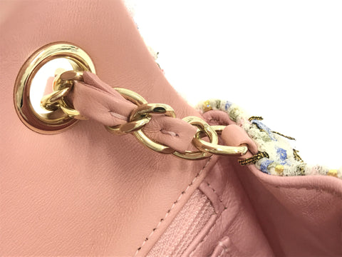 CHANEL Minimato Tweed Pink GP Shoulder Bag