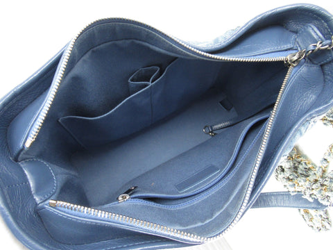 CHANEL denim CHANEL shoulder bag blue denim shoulder bag