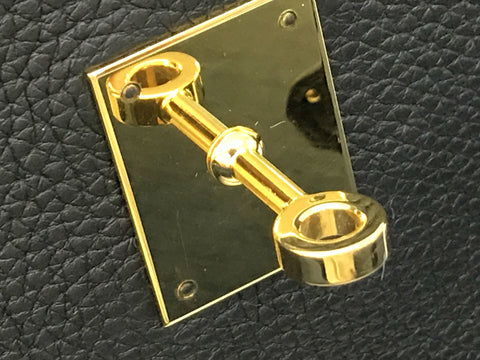 HERMES Kelly Kelly 28 Togo Black Noir Gold metal fittings GD metal fittings D stamp Some metal fittings are not sealed Rain cover Booklet Bag Box Handbag