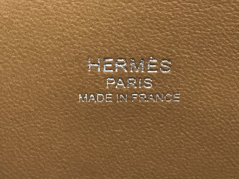 HERMES Bolide Bolide On Wheels Epson Gold U Engraved Handbag