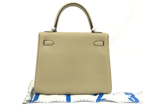 HERMES Kelly HERMES Kelly 25 Togo trench SV metal fittings A carved seal handbag