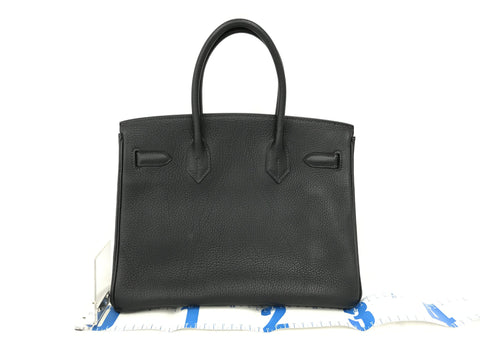 HERMES Birkin Birkin 30 Togo black □H engraving handbag