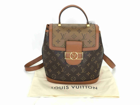 LOUIS VUITTON Monogram M45142 Monogram Reverse Dauphine Backpack Rucksack