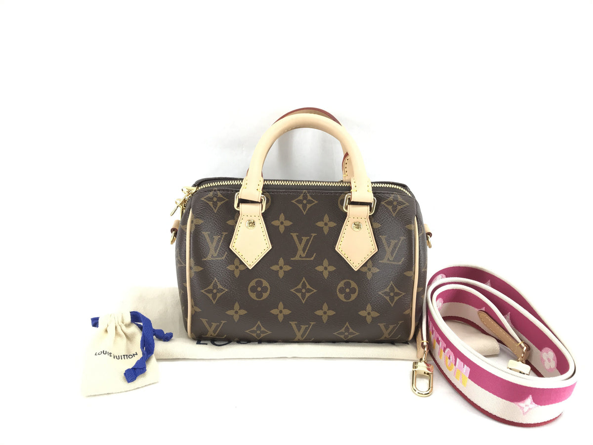 LOUIS VUITTON Monogram Speedy Bandouliere 20 M45948 Boston Bag