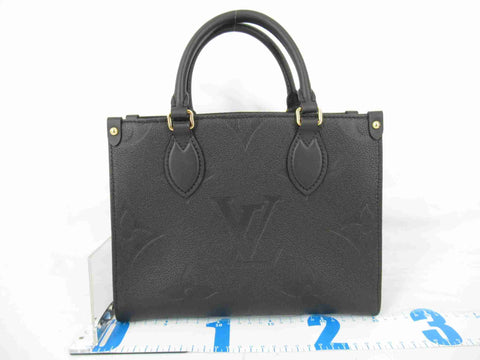 LOUIS VUITTON Louis Vuitton on the go pm noir handbag