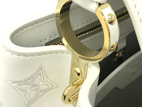 LOUIS VUITTON Capucines BB White Handbag【SS】