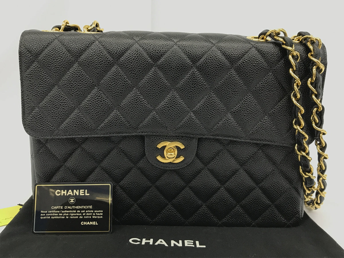 CHANEL Matelasse Caviar Skin Single Flap Decamato Chain Bag Shoulder Bag