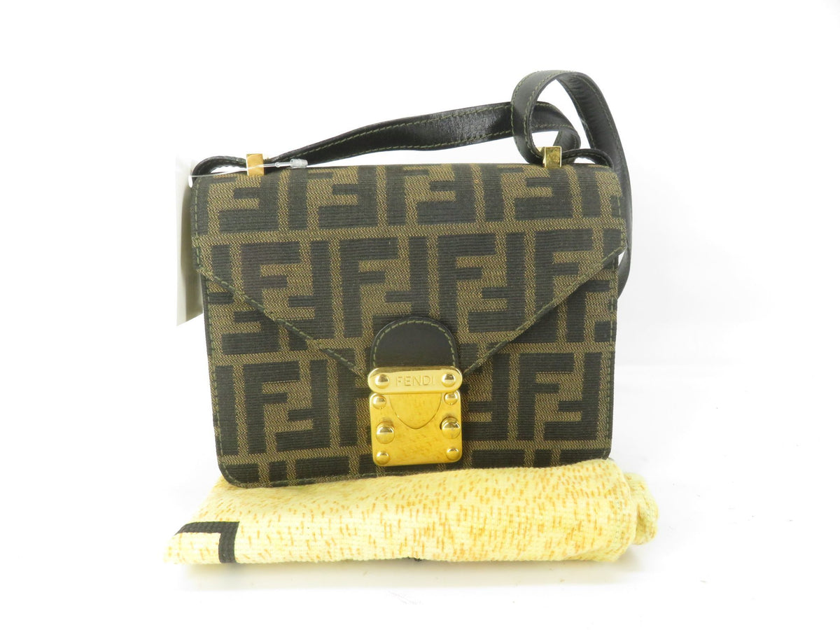 FENDI Zucca Pattern Zucca Shoulder Shoulder Bag