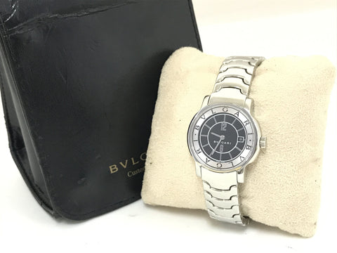 BVLGARI ST29S Black Dial D82543 Ladies Watch