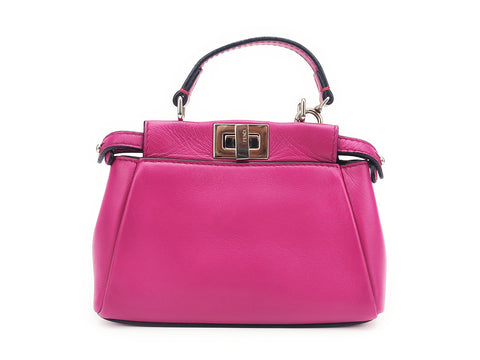 FENDI Peekaboo Pink Shoulder Bag Shoulder Bag