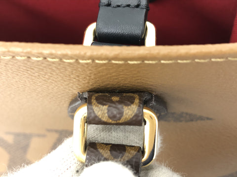 LOUIS VUITTON monogram on-the-go handbag handbag