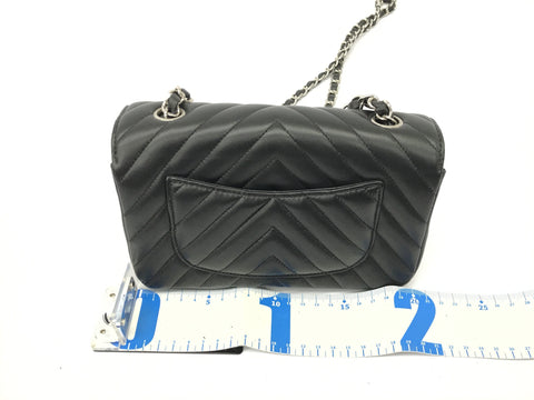 CHANEL CHANEL Minimato V Stitch Lamb Black SS Shoulder Bag