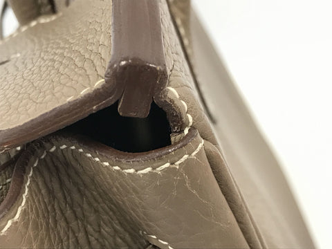 HERMES Birkin Birkin 30 Etoupe Taurillon handbag
