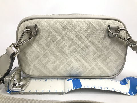 FENDI Zucca Pattern Camera Case Shoulder Bag Zucca Logo Beige Shoulder Bag