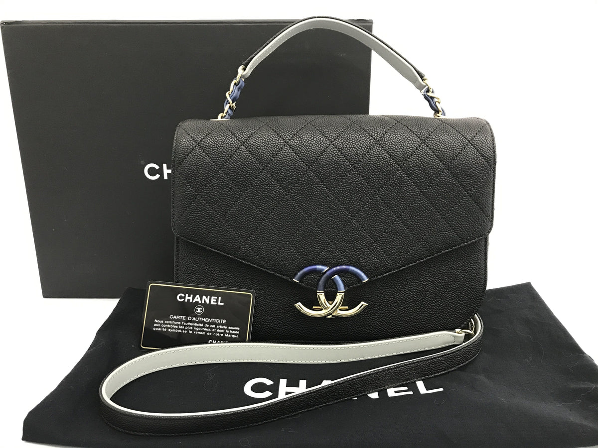 CHANEL caviar skin caviar chain shoulder bag shoulder bag