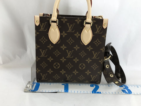 LOUIS VUITTON Monogram Louis Vuitton Monogram Sack Plastic BB New RFID Chip Shoulder Bag