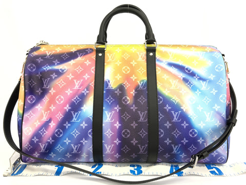 LOUIS VUITTON Keepall Bandouliere 50 Monogram Sunset M45942 RFID New Unused Boston Bag【N】