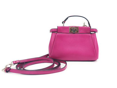 FENDI Peekaboo Pink Shoulder Bag Shoulder Bag